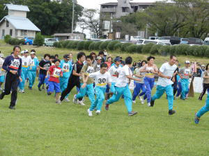 犬山市心身障害児(者)父母の会運動会の写真です